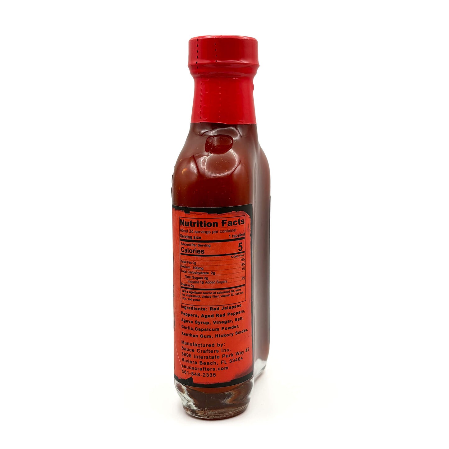 Yeranus Berns Sweet & Smokey Red Jalapeno Hot Sauce - HOT