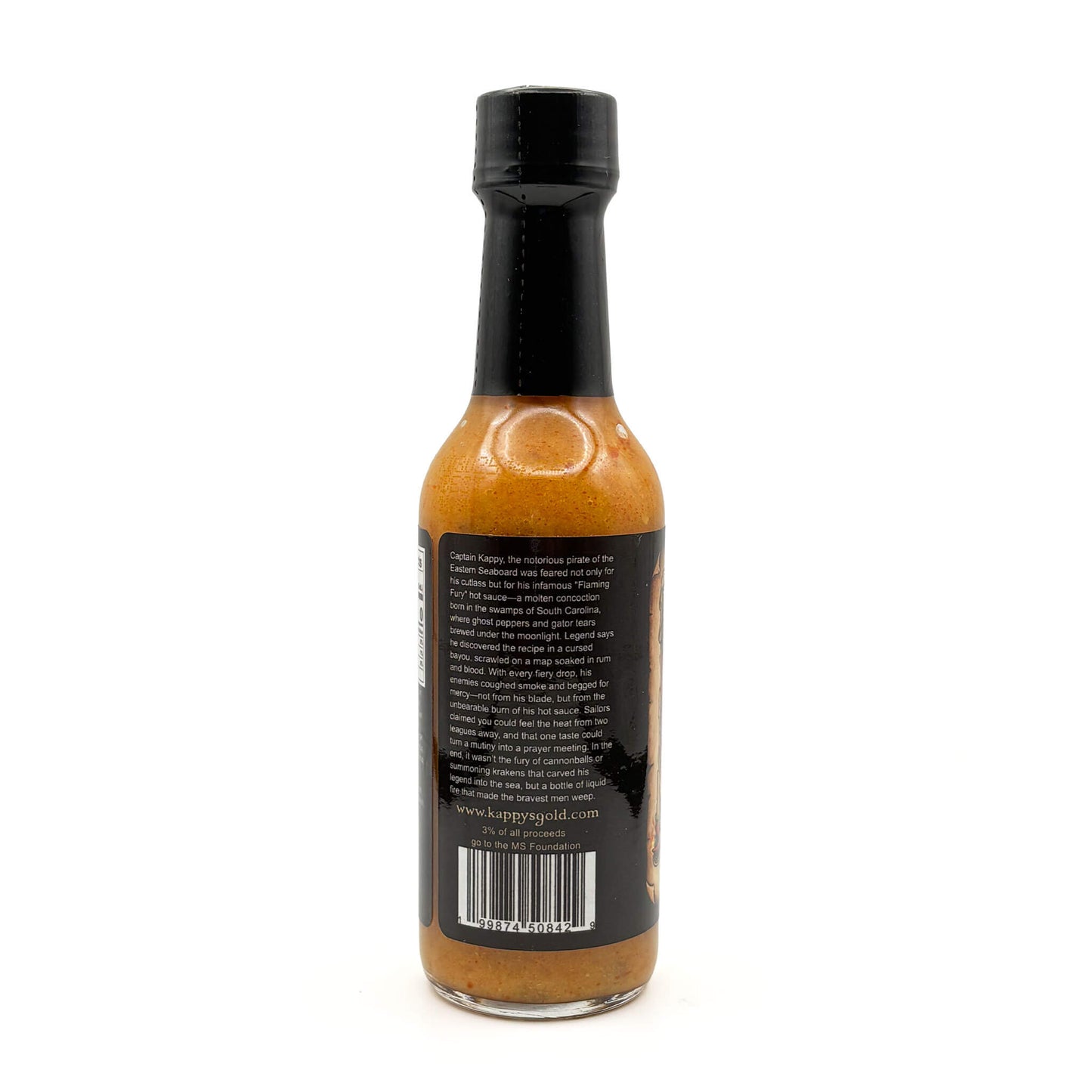 Kappy's Gold Flaming Fury Mustard Hot Sauce - 1 Jar