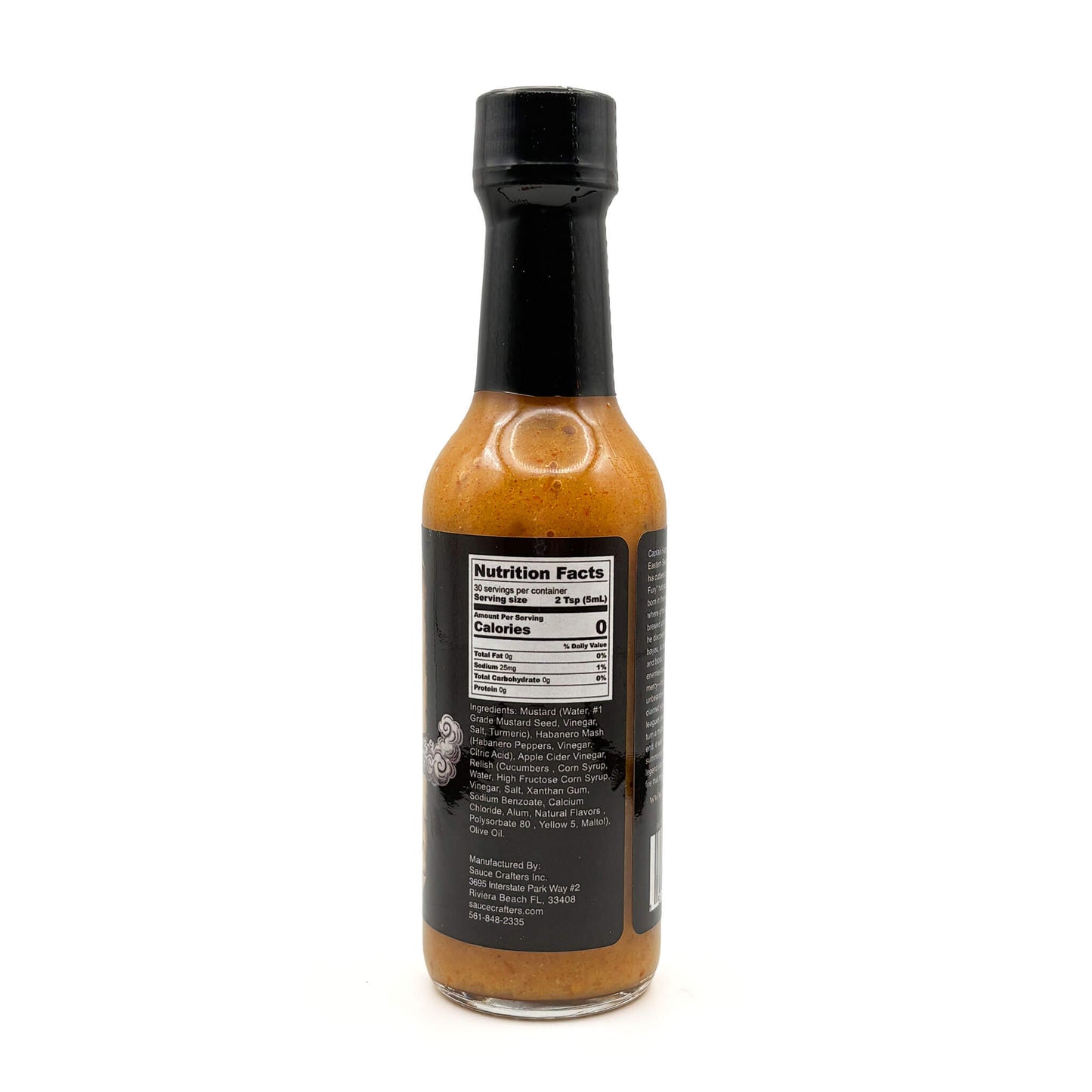 Kappy's Gold Flaming Fury Mustard Hot Sauce - 1 Jar