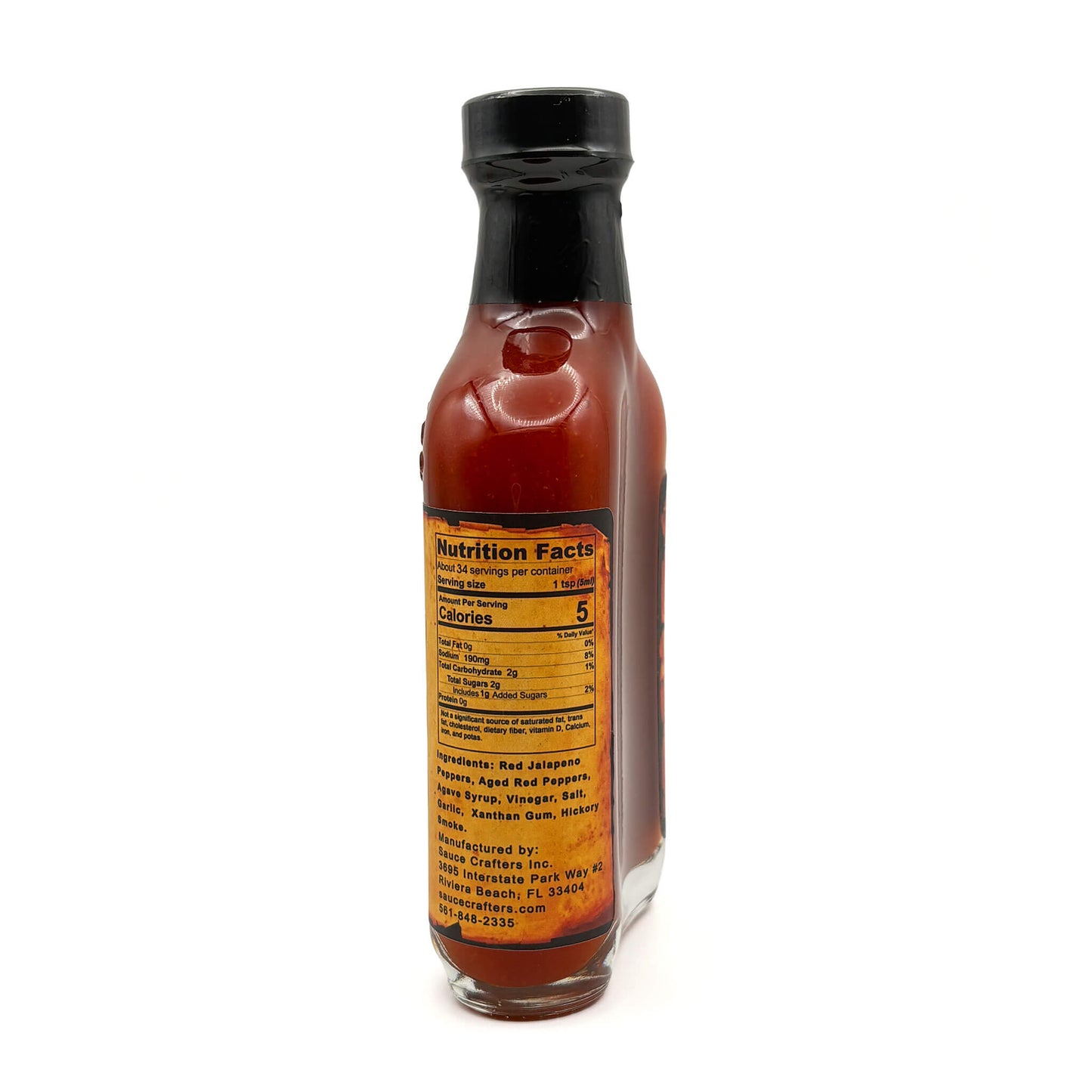 Yeranus Berns Sweet & Smokey Red Jalapeno Hot Sauce - MEDIUM