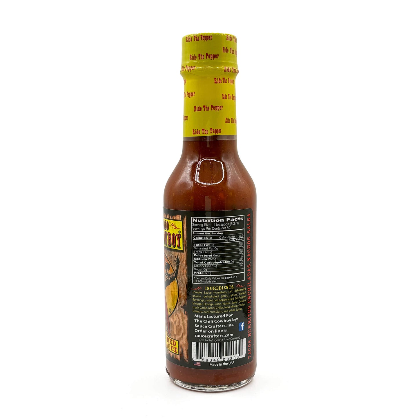 Chili Cowboy Medium Red Table Sauce