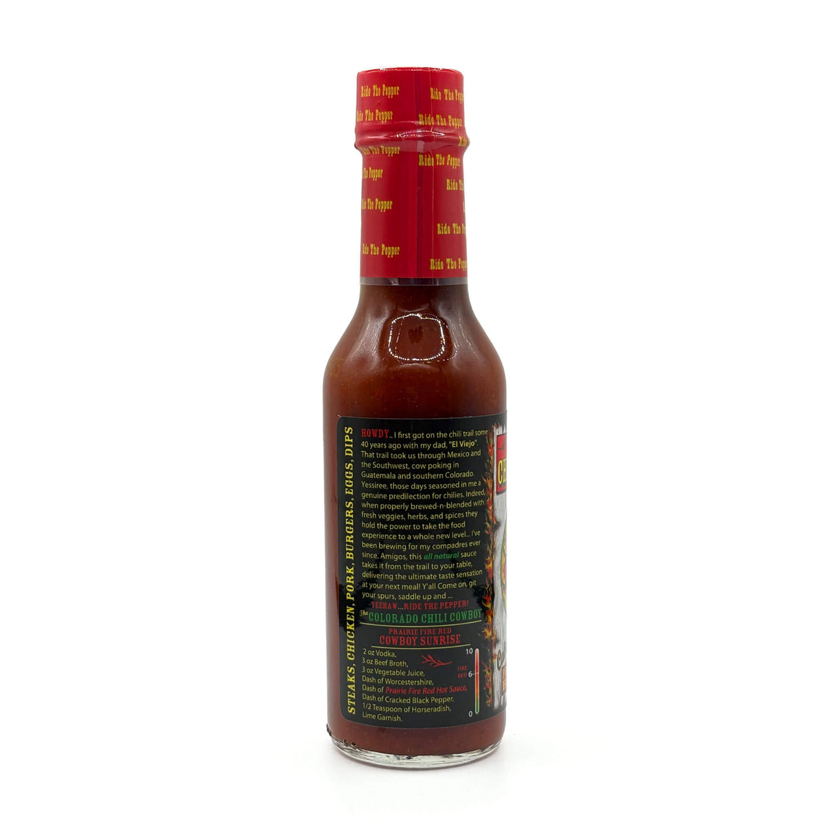 Chili Cowboy Prairie Fire Red Hot Sauce