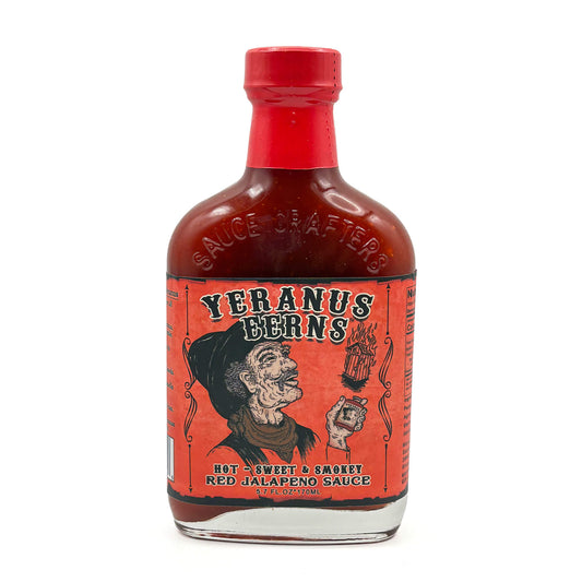 Yeranus Berns Sweet & Smokey Red Jalapeno Hot Sauce - HOT
