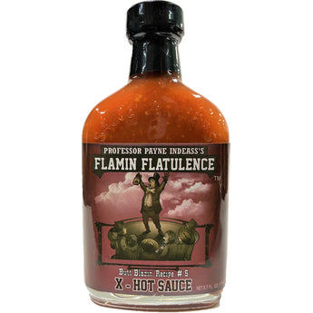 Professor Payne Indeass's Flamin' Flatulence Hot Sauce