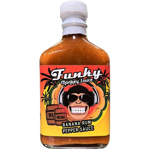 Funky Monkey Banana Rum Pepper Sauce - 12 per case
